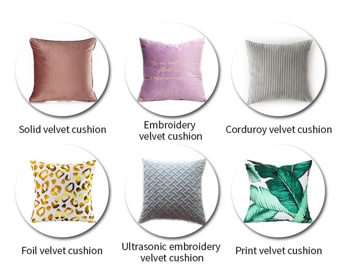 Lush velvet pillow covers