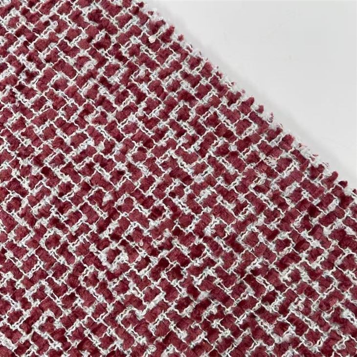Two-Tone Jacquard Check Upholstery Fabric price